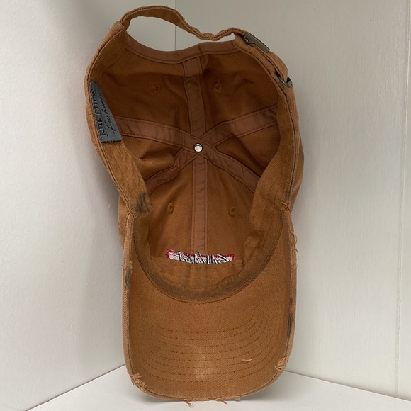 KBETHOS Destroyed Vintage SAVAGE Tan Dad Cap - Picture 8 of 11